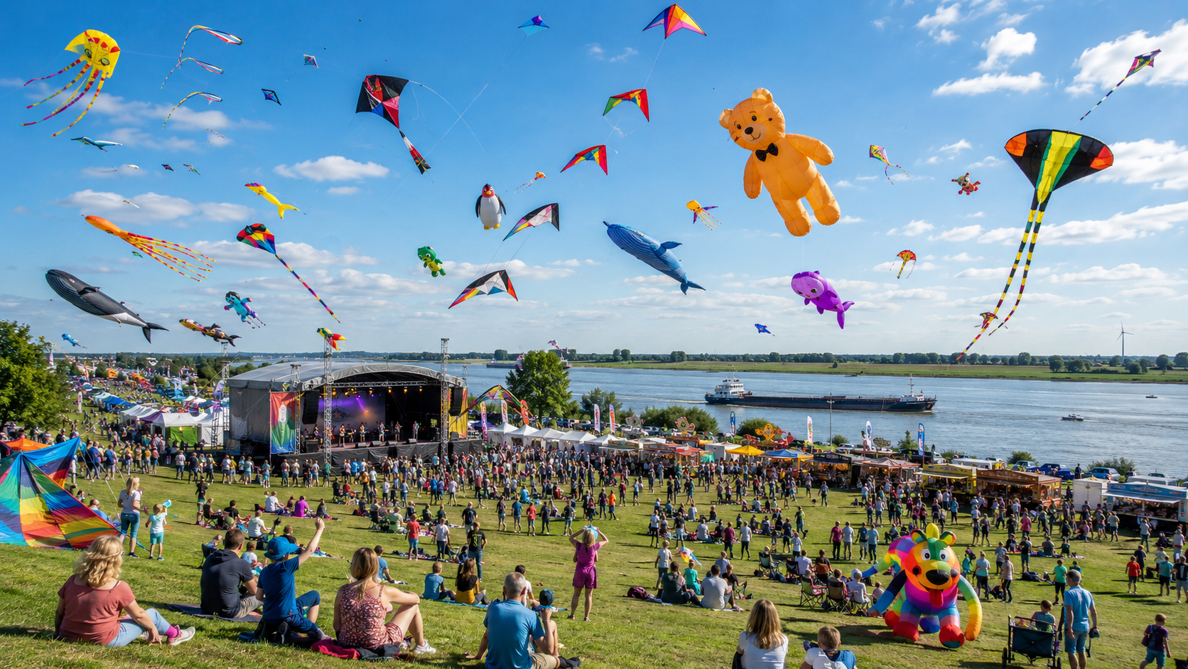 Drachen über Lemwerder 2026: Farbenfrohes Familienfest direkt an der Weser