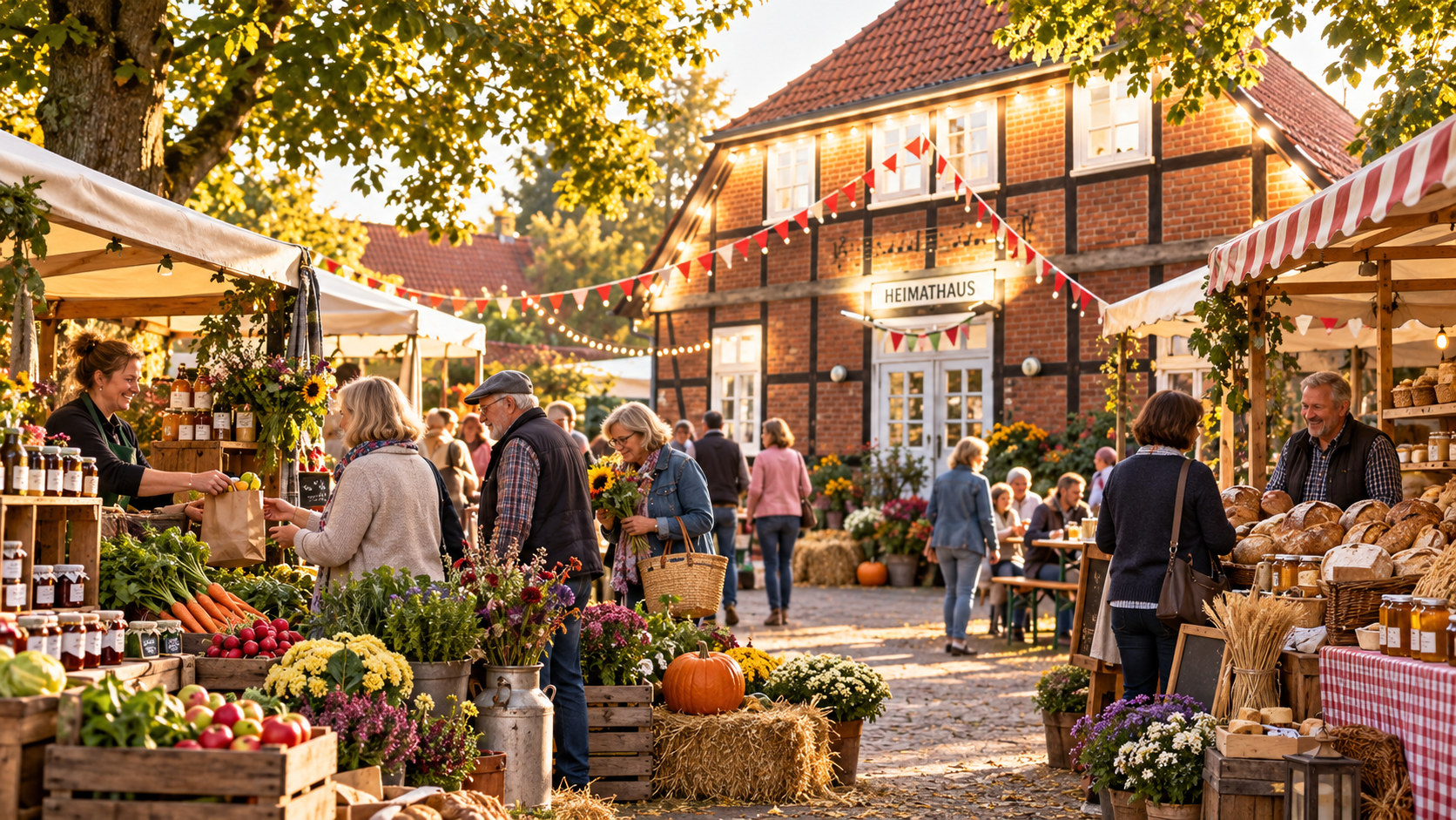 Visselhöveder Bauernmarkt 2026: Regional genießen beim Erntefest am Heimathaus