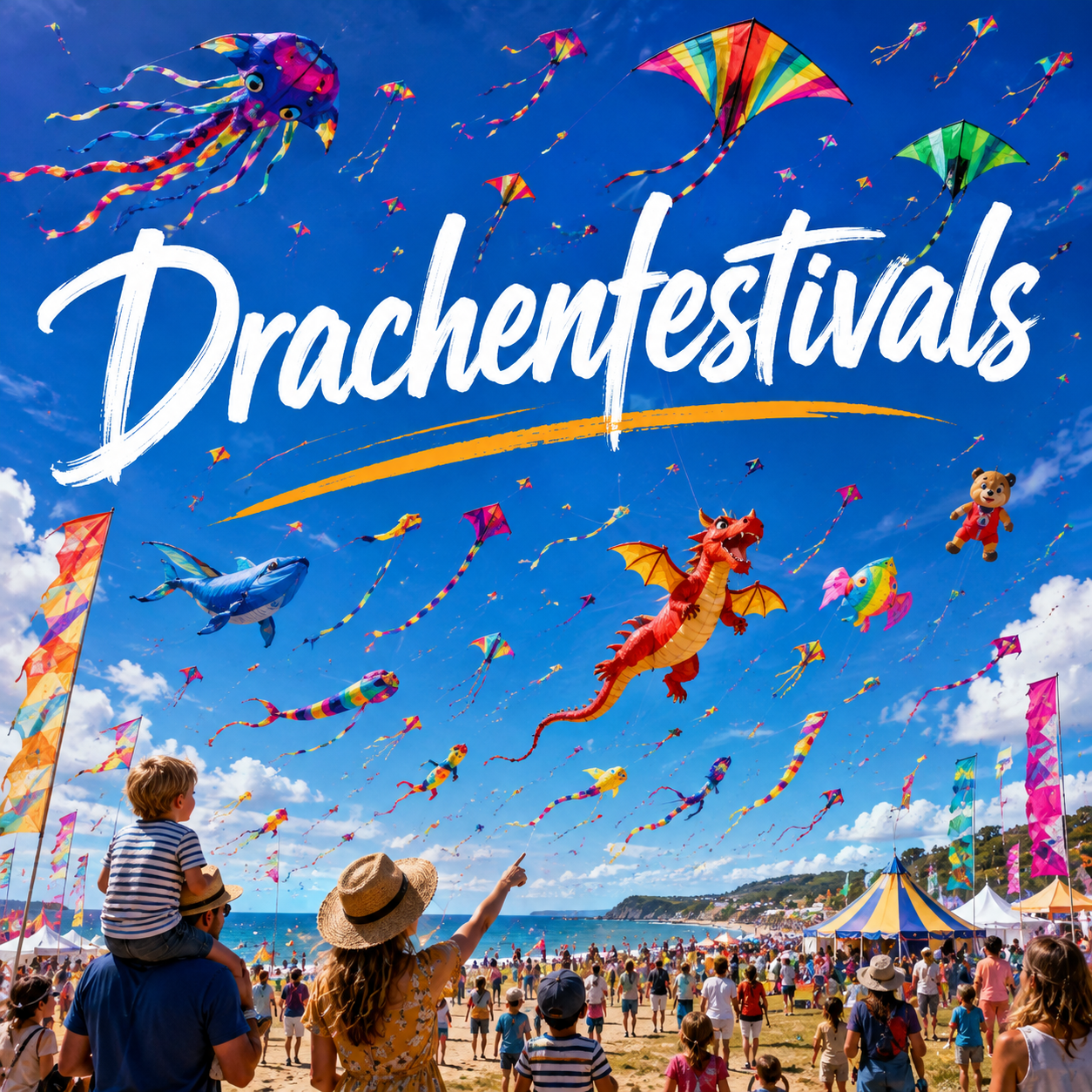 Herbstdrachenfest Travemünde 2026: Bunte Drachenkunst über der Ostsee