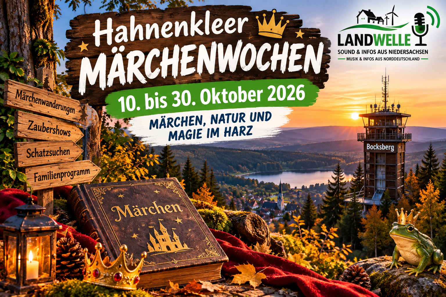 Hahnenkleer Märchenwochen 2026: Drei Wochen voller Märchen und Magie im Harz