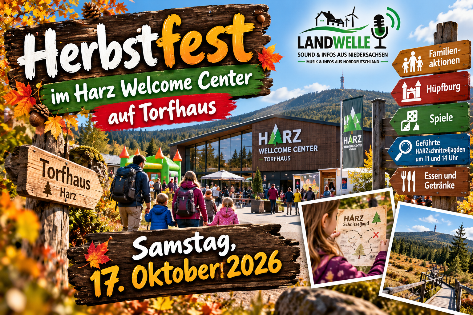 Herbstfest auf Torfhaus 2026: Familienprogramm mitten im Harz