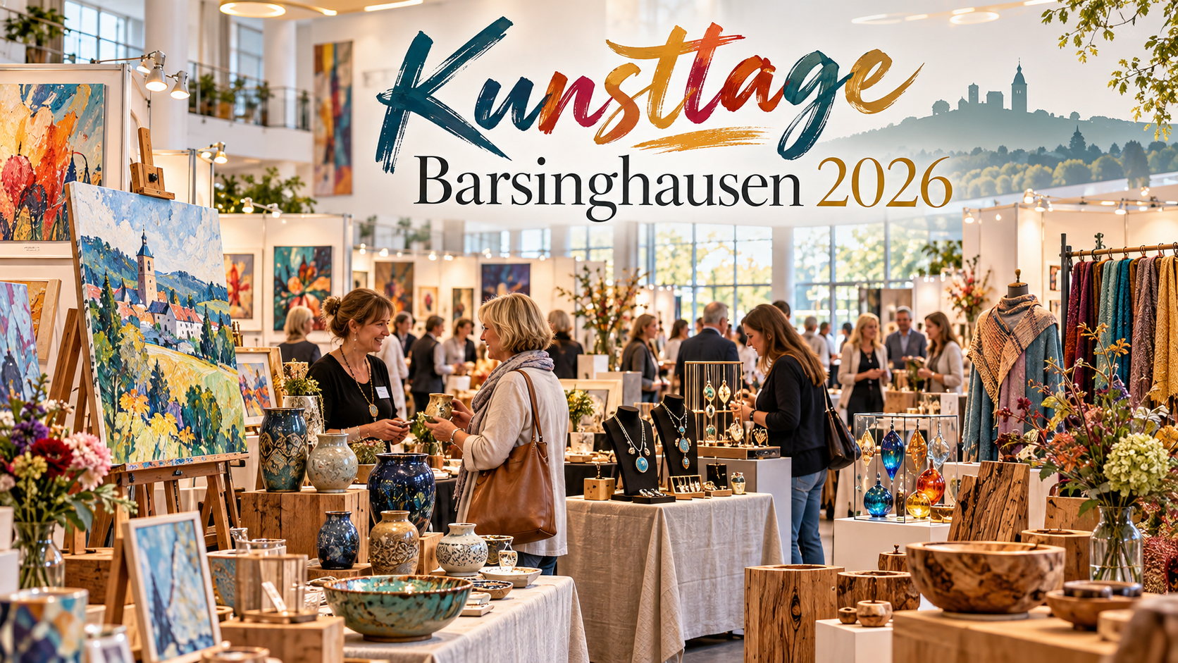 Kunsttage Barsinghausen 2026: Kunsthandwerk, Design und kreative Unikate