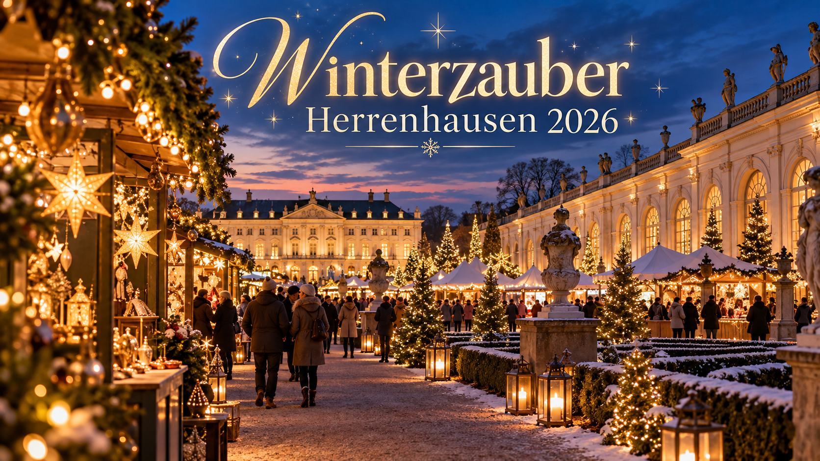 Winterzauber Herrenhausen 2026: Vorweihnachtliche Stimmung am Schloss