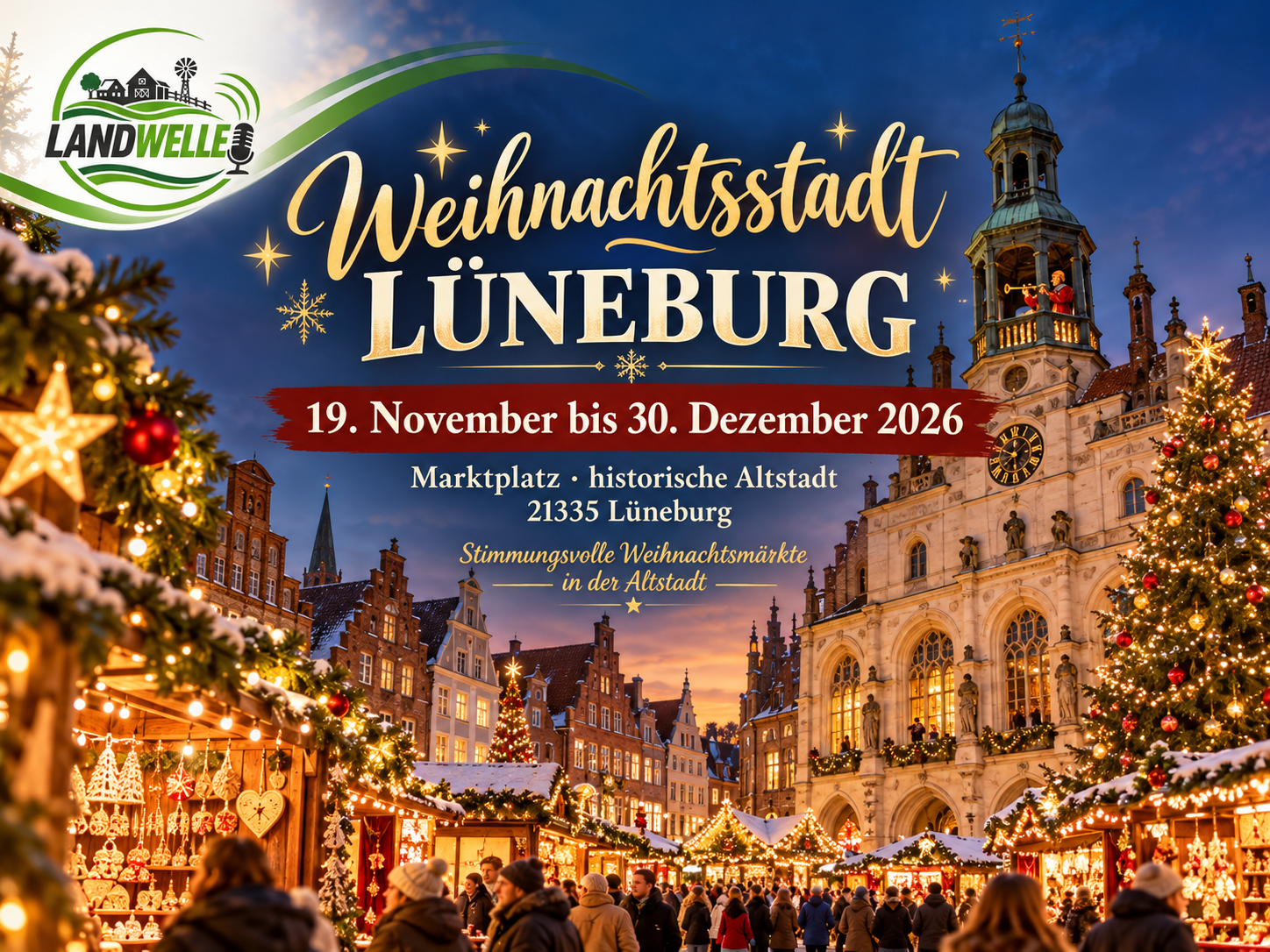 Weihnachtsstadt Lüneburg 2026